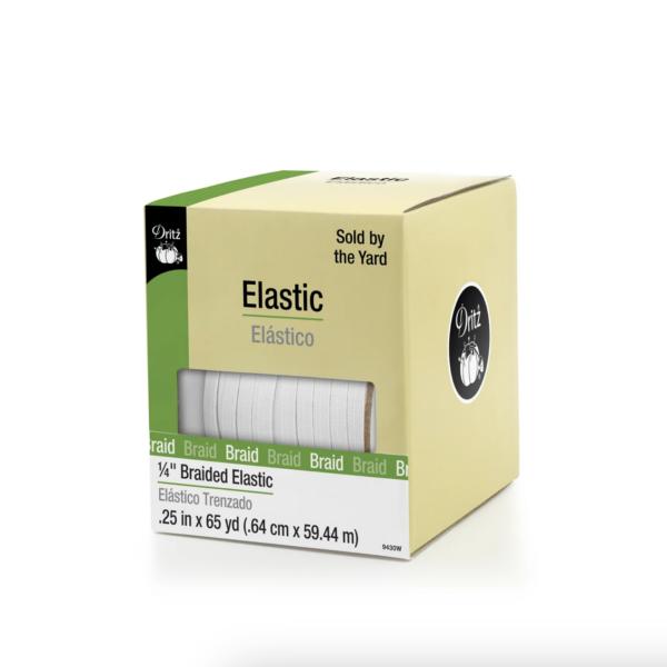 Dritz Soft Stretch Braided Elastic 1/4"